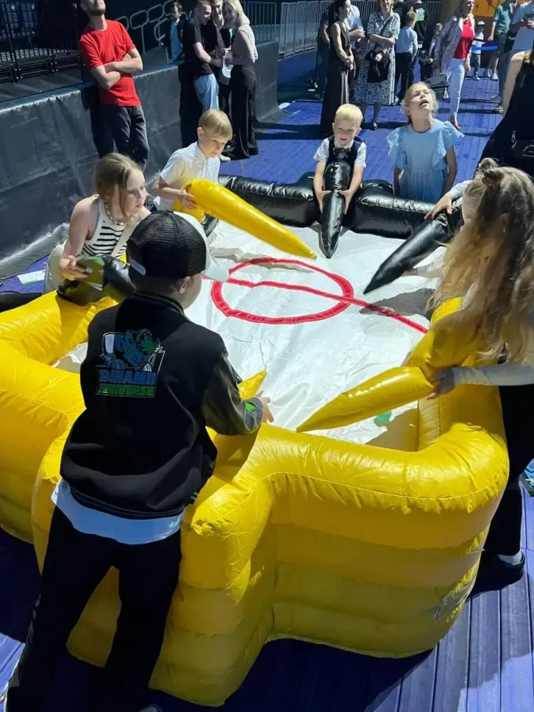 Надувной аэрохоккей в аренду